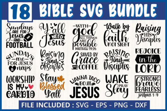 Bible SVG Bundle Guide