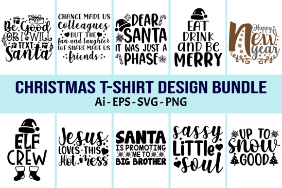Christmas T-shirt Design Bundle Guide for Creators