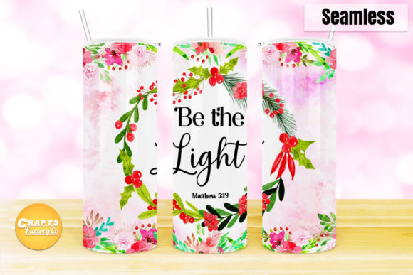 Floral Bible Verse Skinny Tumbler for Daily Inspiration