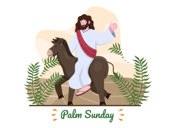 The Art and Appeal of a Cute Cartoon Celebration for Palm Sunday