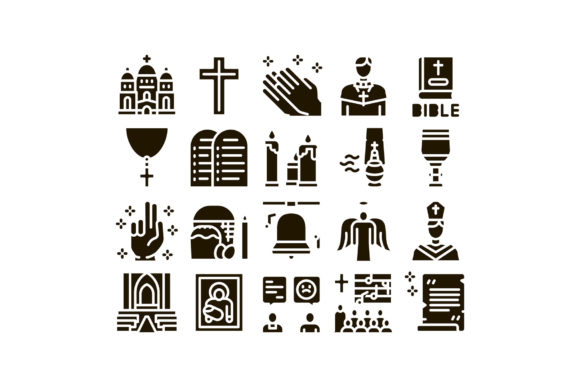 Understanding Church Christianity Glyph Set Vector: A Complete Guide to Sacred Digital Design